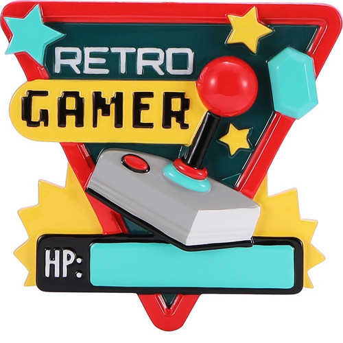 Retro Gamer Personalized Ornament