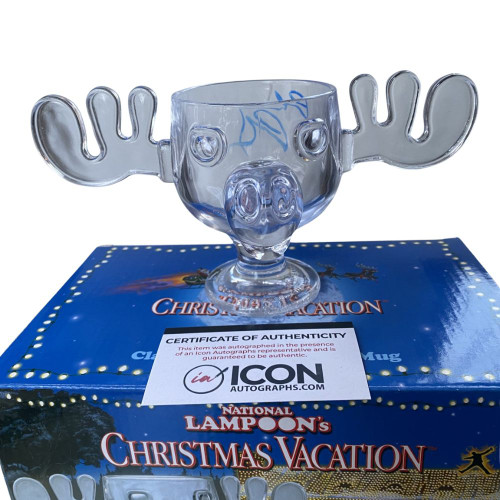 Front View - Chevy Chase Signed Moose Mug