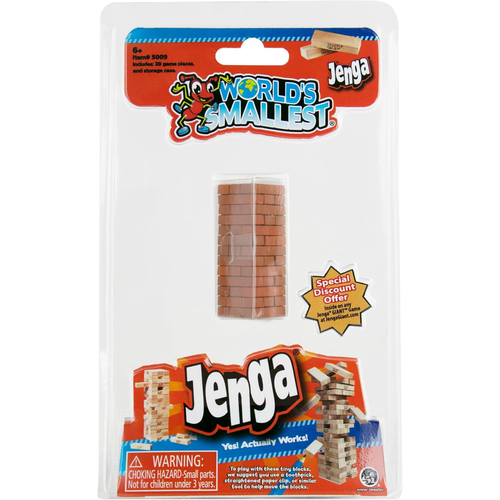 World's Smallest Jenga - Packaging