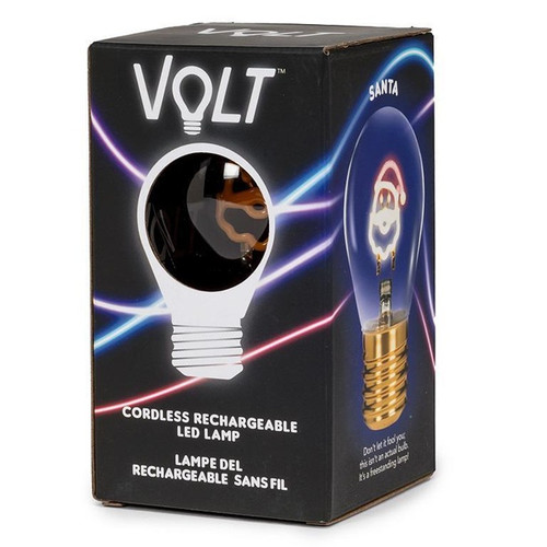 Santa Neon LED Lightbulb Lamp in Box