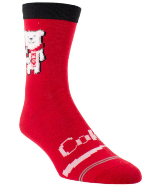 Coca-Cola White Bear Women's Crew Socks by Perri's