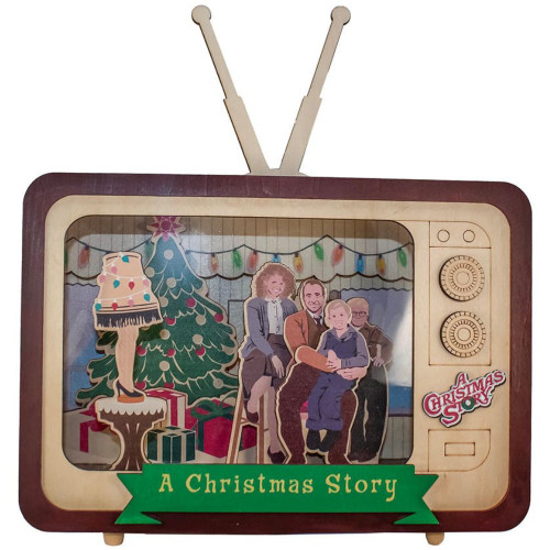 A Christmas Story 7-Inch Wooden Musical TV LED Tablepiece