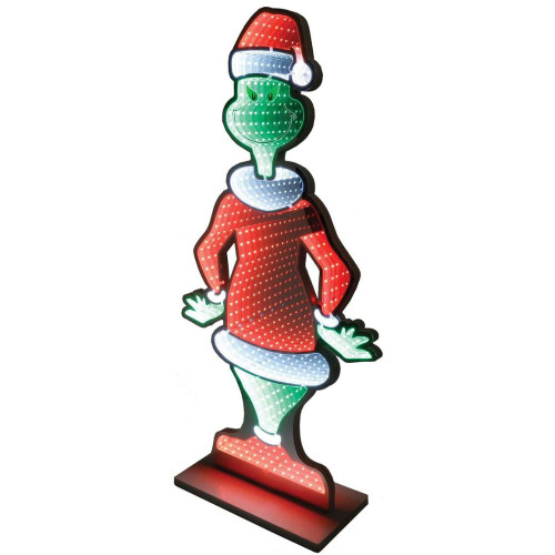 24-Inch The Grinch Infinity Light with Base