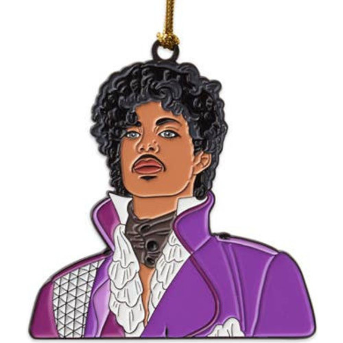 Prince Purple Reign Enamel Holiday Ornament