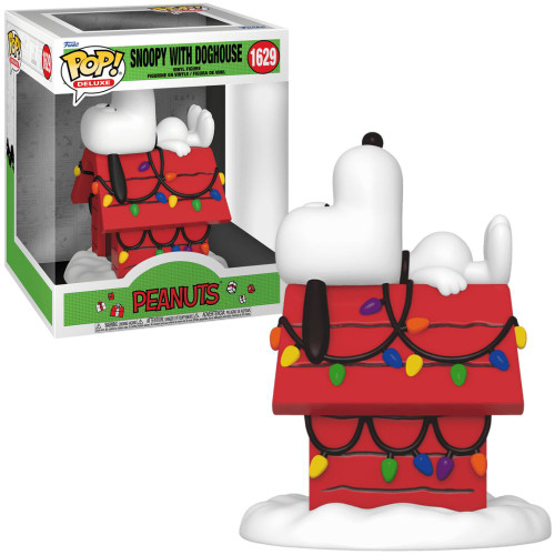  Pop! Holiday: Peanuts Snoopy on Doghouse Deluxe Funko Pop