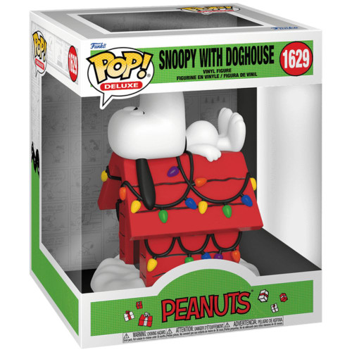 Pop! Holiday: Peanuts Snoopy on Doghouse Deluxe Funko Pop
