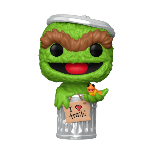 Oscar the Grouch I love Trash Funko