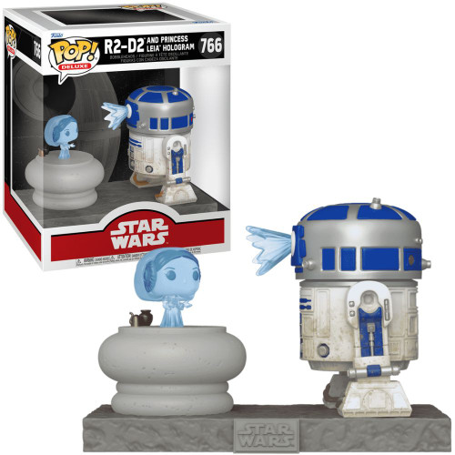Pop! Deluxe Star Wars : R2-D2 With Leia