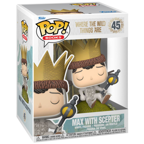 Pop Premium! Books: Where The Wild Things Are - Max With Scepter