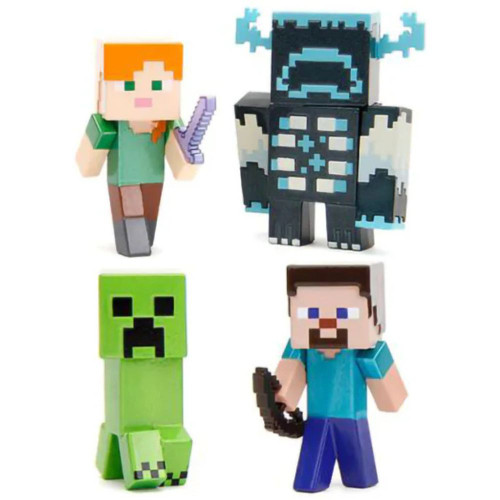 Minecraft Die-Cast MetalFigs 4-Pack