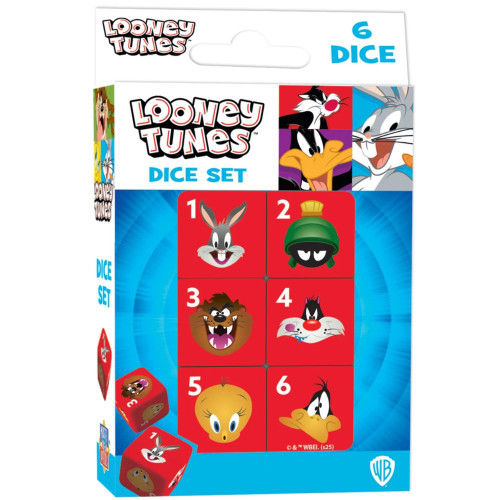Looney Tunes - 6 Piece Dice Set 