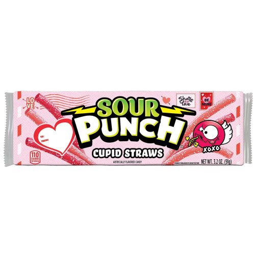 Sour Punch Cupid Straws