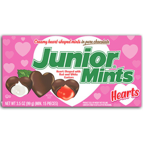 Junior Mints Hearts Shaped Candies Valentine Theatre Box