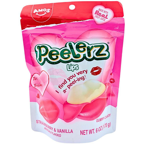 Peelerz Valentines Lips Gummy Candy - 170g