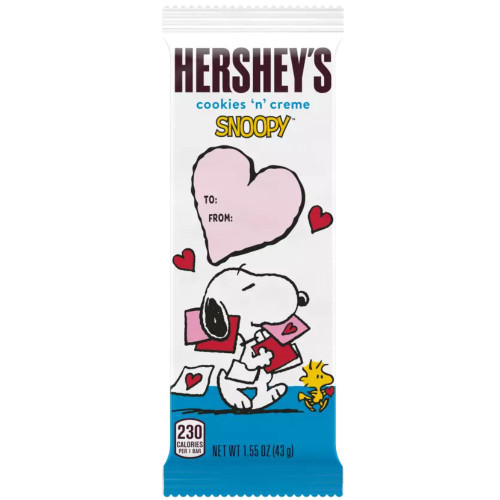 Peanuts Hersheys Cookie N Creme Chocolate Bar