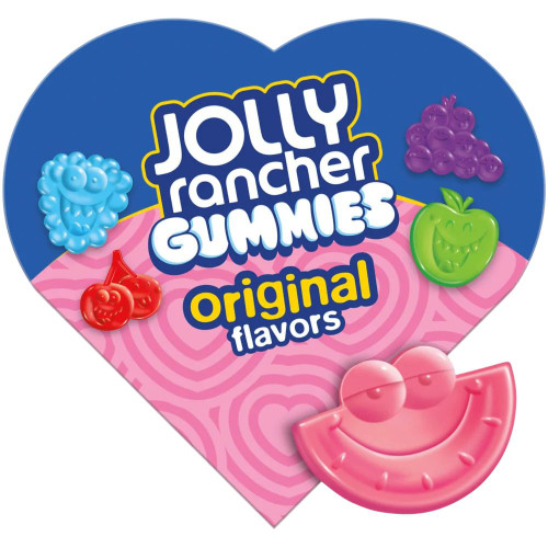 Jolly Rancher Gummies Valentines Heart Box