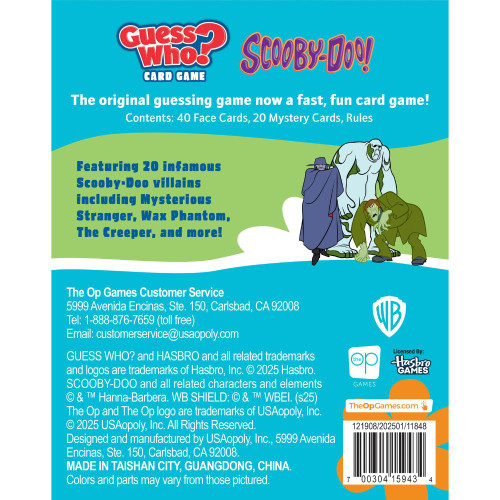 GUESS WHO? Card Game: Scooby-Doo!