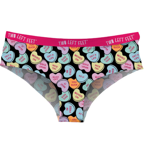 Women's Candy Hearts Hipster Underwear