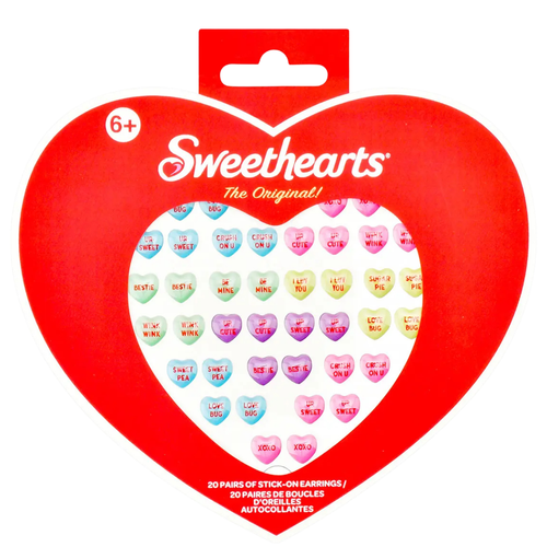 Sweethearts Stick-On Earrings