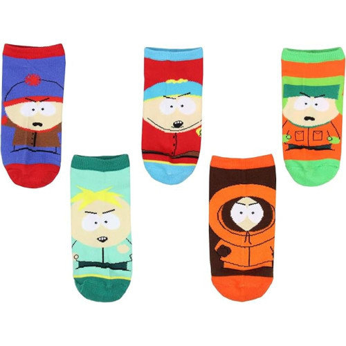 South Park 5-Pair Pack of Ankle Socks by Bioworld