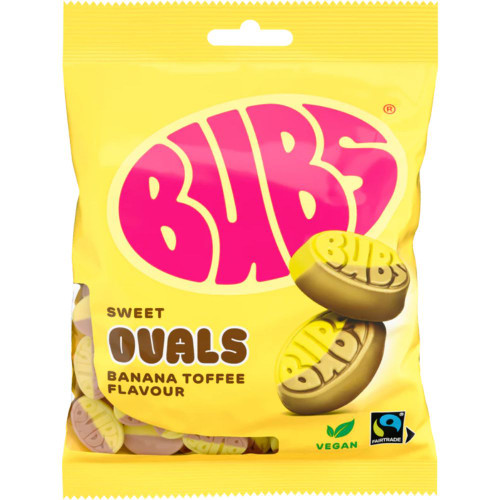 Bubs Sweet Ovals - Banana Toffee