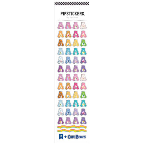 Care Bears Cast Of Characters - 2" x 8" Sticker Sheet By PipSticks