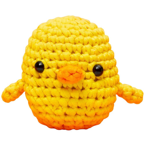 Woobles: Kiki The Chick Crochet Kit - Completed Project