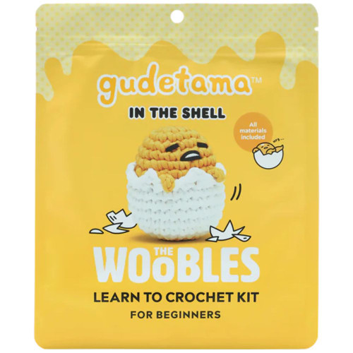 Woobles: Gudetama - In The Shell Crochet Kit - Package