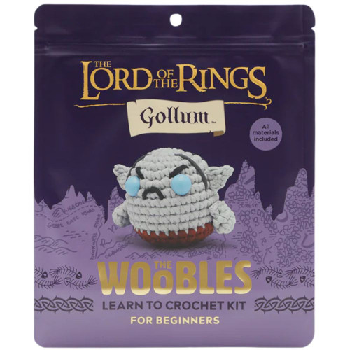 Woobles: Lord Of The Rings - Gollum Crochet Kit - Package