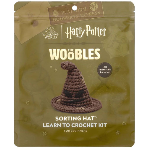 Woobles: Harry Potter - Sorting Hat Crochet Kit - Package