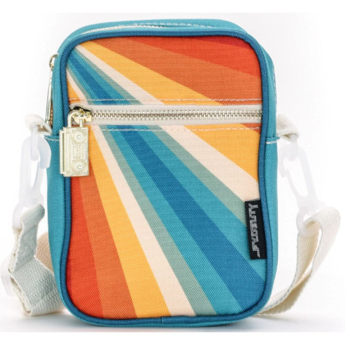 Retro Small Crossbody Shoulder Bag - Retro Rainbow
