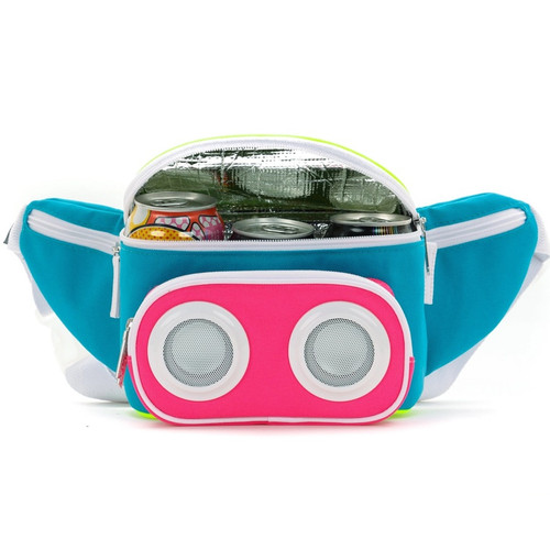 90s Neon Fanny Pack with Drinks