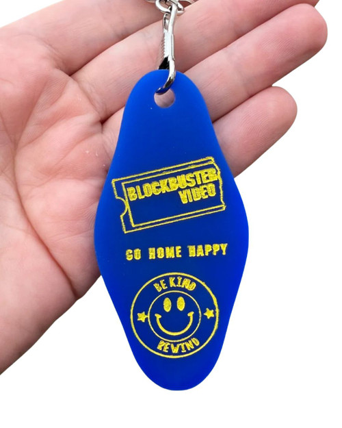 Blockbuster Video Store Motel Style Keychain 