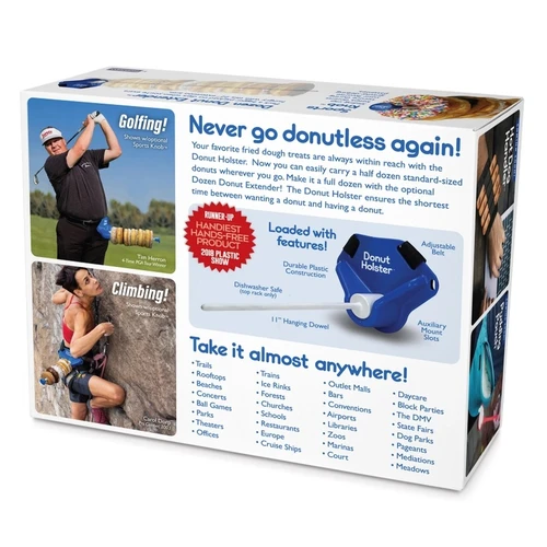 Donut Holster Prank Gift Box - Rear