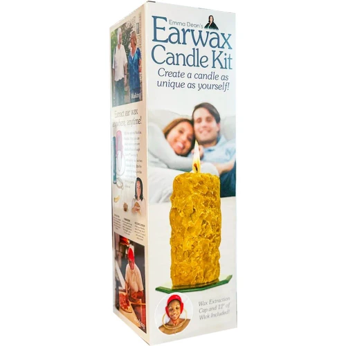 Earwax Candle Kit Wine Bottle Prank Gift Box