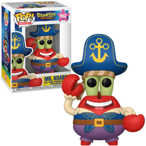 Pop! Movies:  SpongeBob The Movie - Mr. Krabs (Pirate)