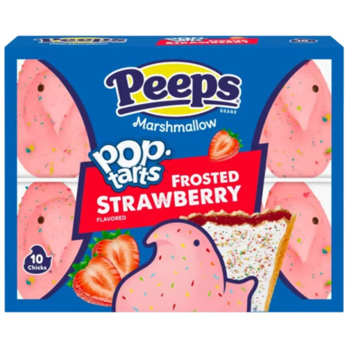 Frosted Strawberry Pop-Tarts Peeps 10-Pack