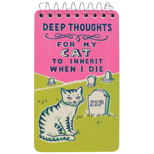 Deep Thoughts 3” X 5” Spiral Notebook