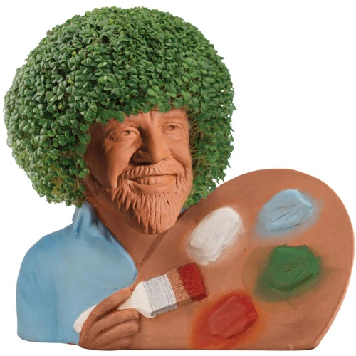 Chia Pet: Bob Ross With Palette 