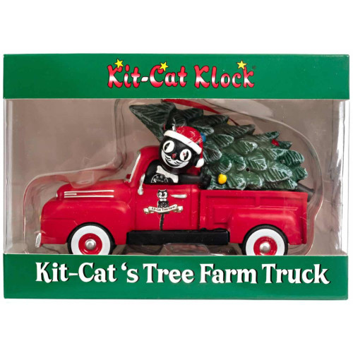 Kit-Cat's Tree Farm Classic Red Truck Christmas Ornament - Boxed