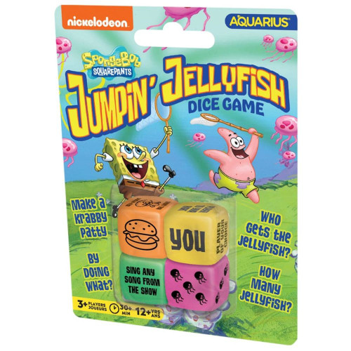 Spongebob Squarepants Jumpin' Jellyfish Dice Game