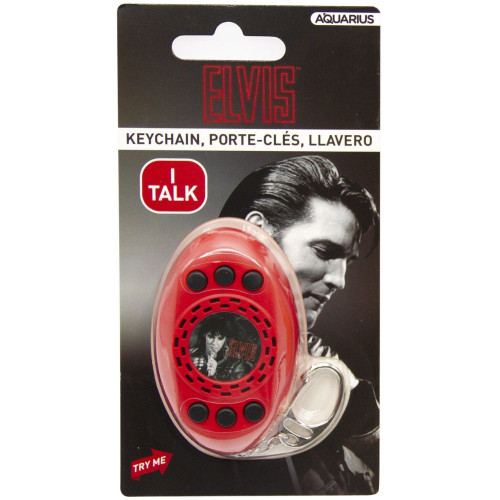 Elvis Talking Keychain