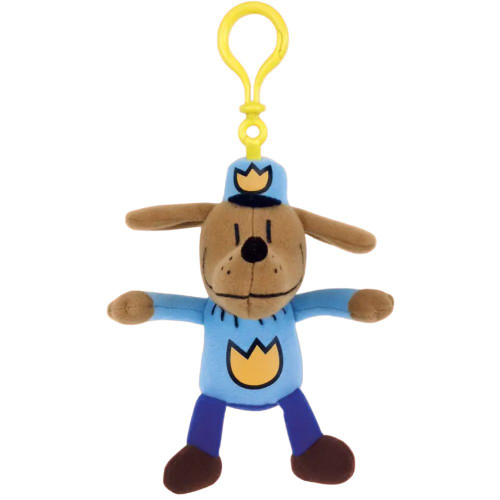 Dog Man Plush 5.5" Backpack Pull 