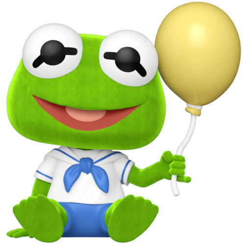 Pop! Animation: Baby Kermit Muppet Babies (FLOCKED)