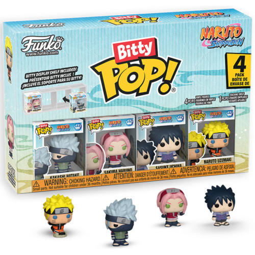 Bitty Pop!: Naruto 4-Figure Pack - Random Style