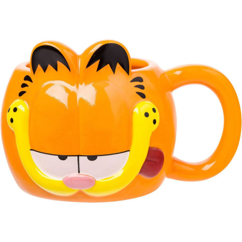 Garfield Face Ceramic Sculpted Mug