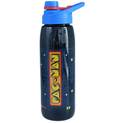 Pacman 28oz Water Bottle with Screw Lid