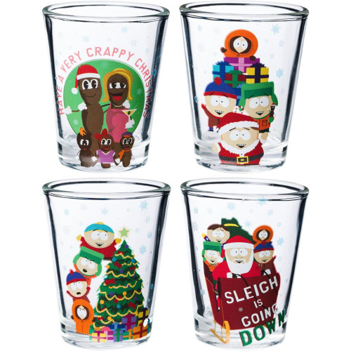 South Park Christmas Shot Glass Set of 4 