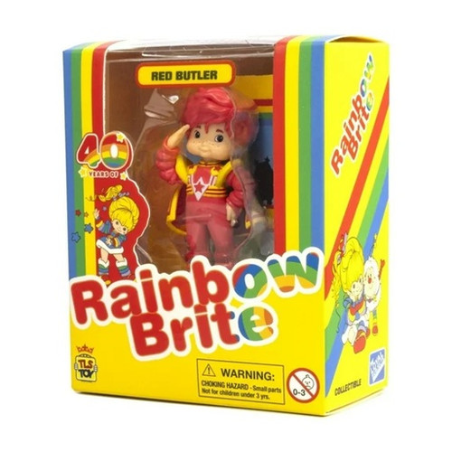 Rainbow Brite Cheebee Figure - Red Butler in Box