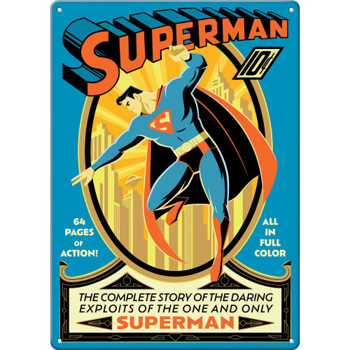 Superman Classic Metal Sign